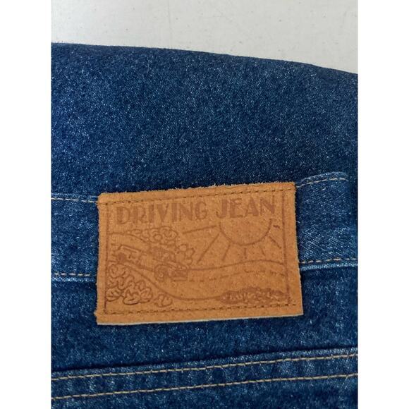 Vintage Blue Denim Jeans Size‎ 48 Waist Relaxed Straight Fit Plus - Picture 4 of 12